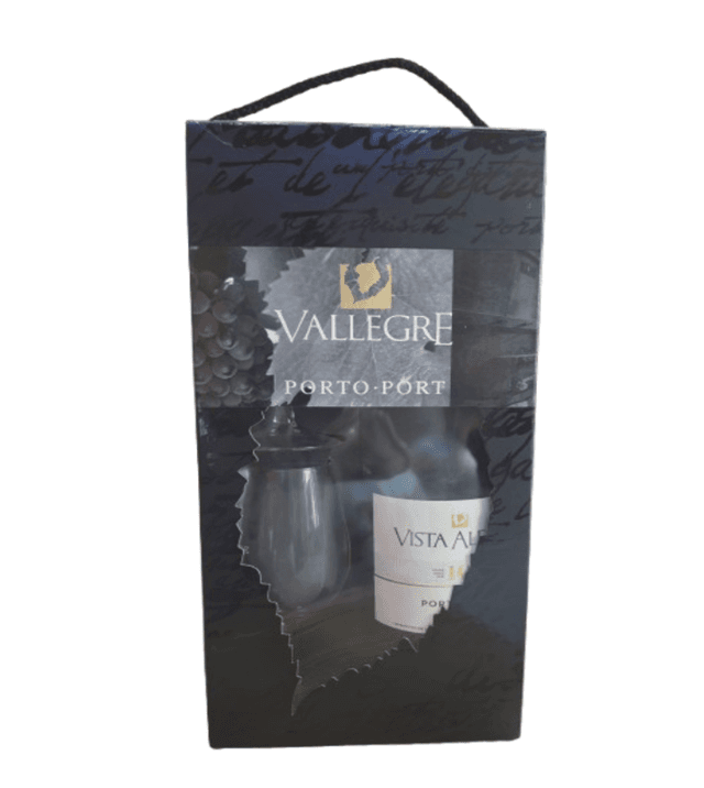 Vallegre ensemble avec tasse-Vista Alegre - 10 Years Aged Tawny Porto-Port